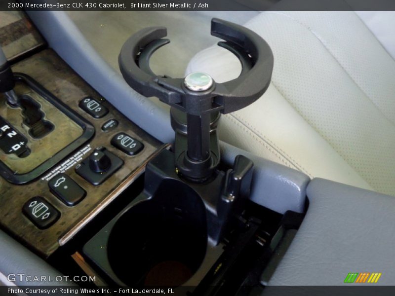 Brilliant Silver Metallic / Ash 2000 Mercedes-Benz CLK 430 Cabriolet