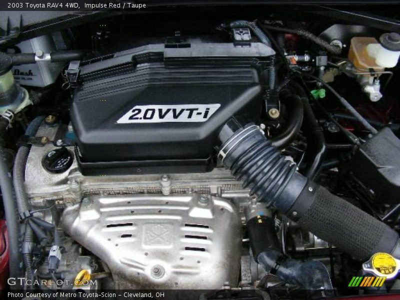 Impulse Red / Taupe 2003 Toyota RAV4 4WD