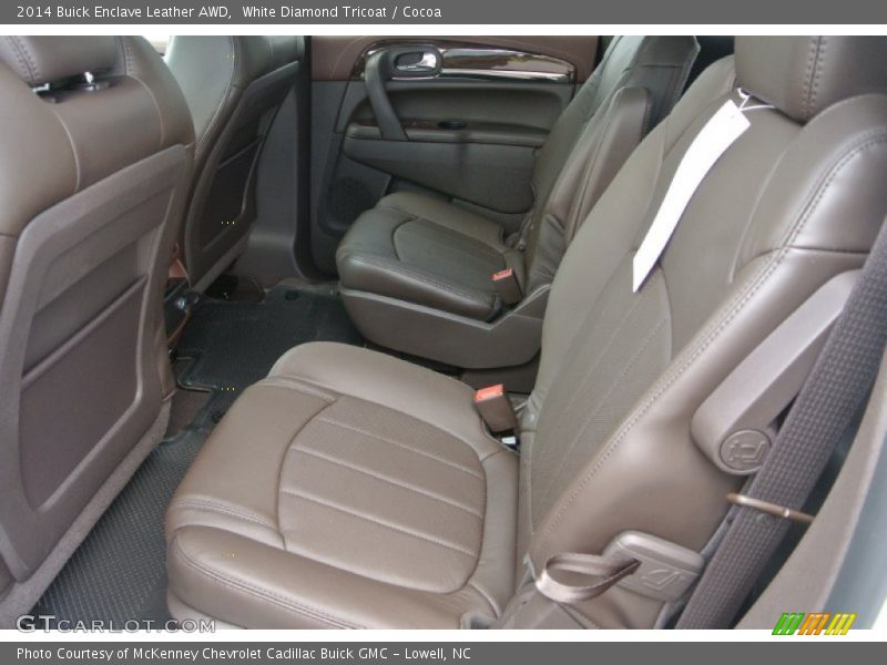 White Diamond Tricoat / Cocoa 2014 Buick Enclave Leather AWD