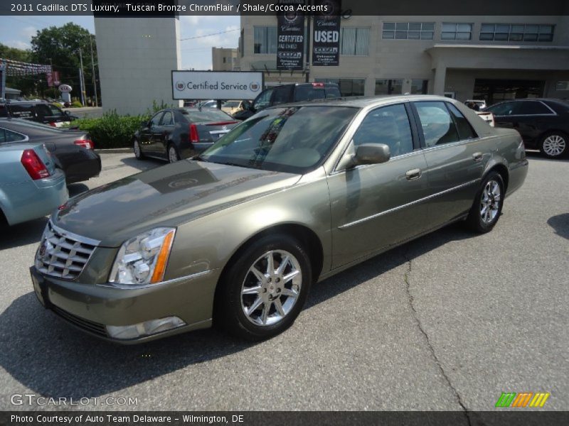 Tuscan Bronze ChromFlair / Shale/Cocoa Accents 2011 Cadillac DTS Luxury