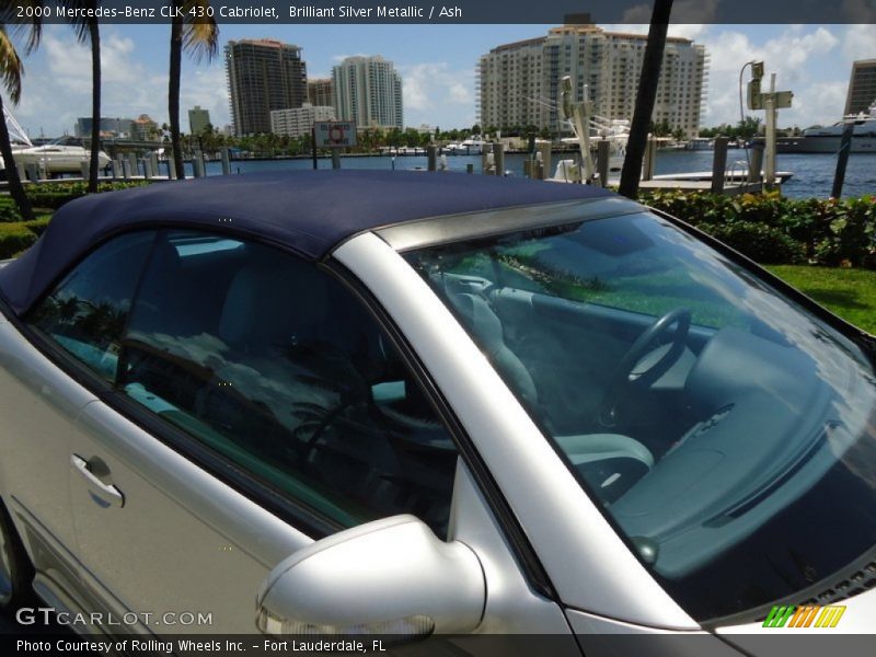 Brilliant Silver Metallic / Ash 2000 Mercedes-Benz CLK 430 Cabriolet