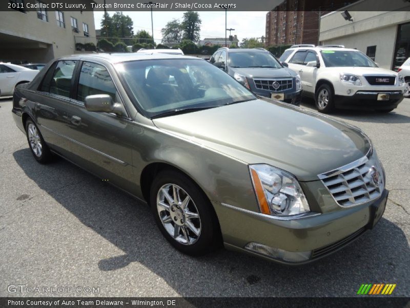 Tuscan Bronze ChromFlair / Shale/Cocoa Accents 2011 Cadillac DTS Luxury