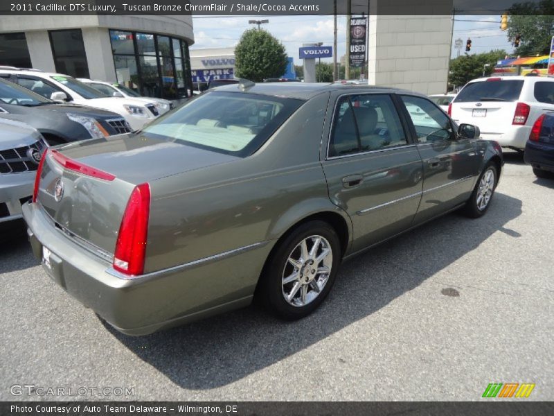 Tuscan Bronze ChromFlair / Shale/Cocoa Accents 2011 Cadillac DTS Luxury