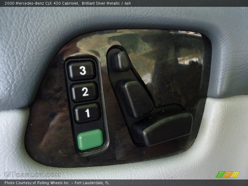 Brilliant Silver Metallic / Ash 2000 Mercedes-Benz CLK 430 Cabriolet