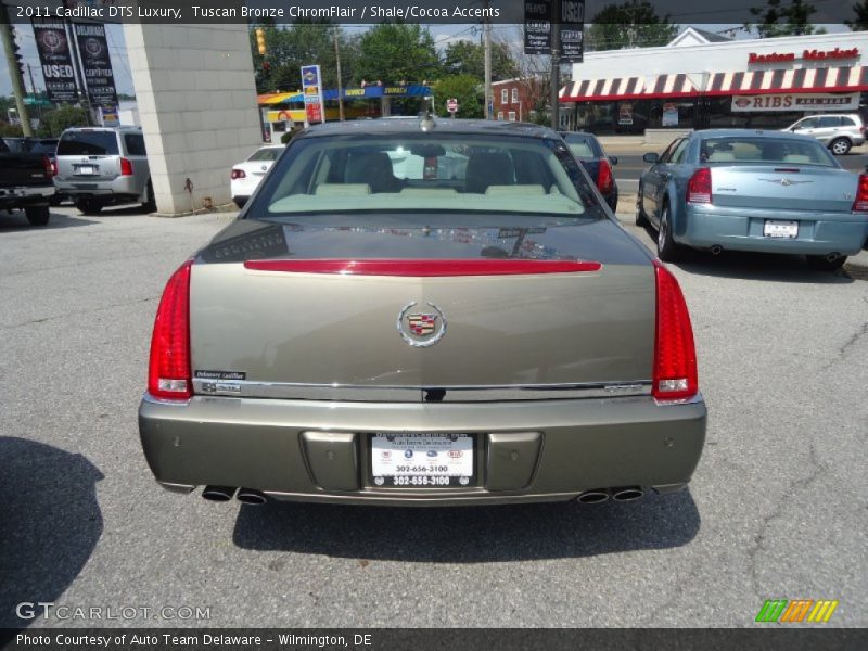 Tuscan Bronze ChromFlair / Shale/Cocoa Accents 2011 Cadillac DTS Luxury