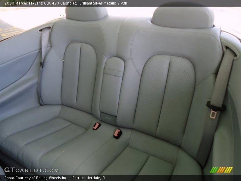 Brilliant Silver Metallic / Ash 2000 Mercedes-Benz CLK 430 Cabriolet