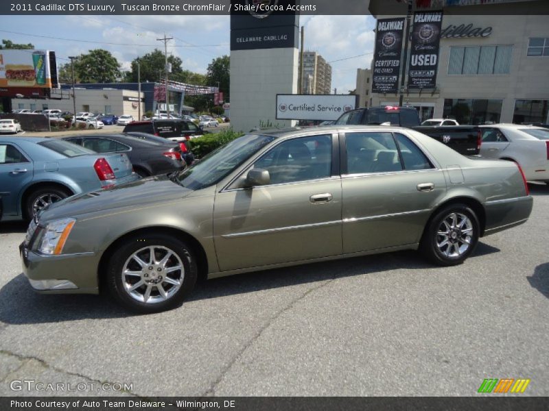 Tuscan Bronze ChromFlair / Shale/Cocoa Accents 2011 Cadillac DTS Luxury