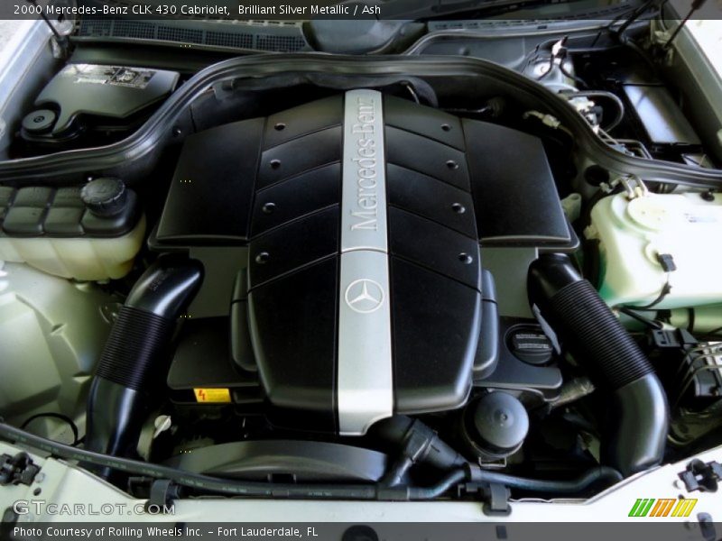 Brilliant Silver Metallic / Ash 2000 Mercedes-Benz CLK 430 Cabriolet