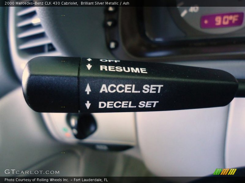 Brilliant Silver Metallic / Ash 2000 Mercedes-Benz CLK 430 Cabriolet