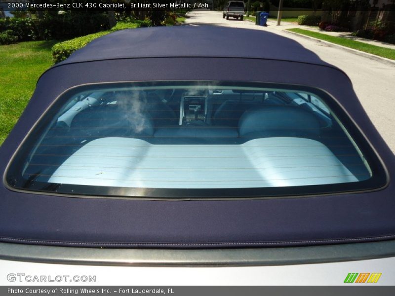 Brilliant Silver Metallic / Ash 2000 Mercedes-Benz CLK 430 Cabriolet