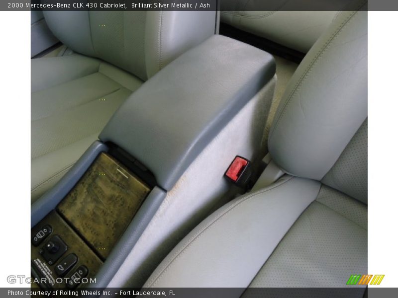 Brilliant Silver Metallic / Ash 2000 Mercedes-Benz CLK 430 Cabriolet