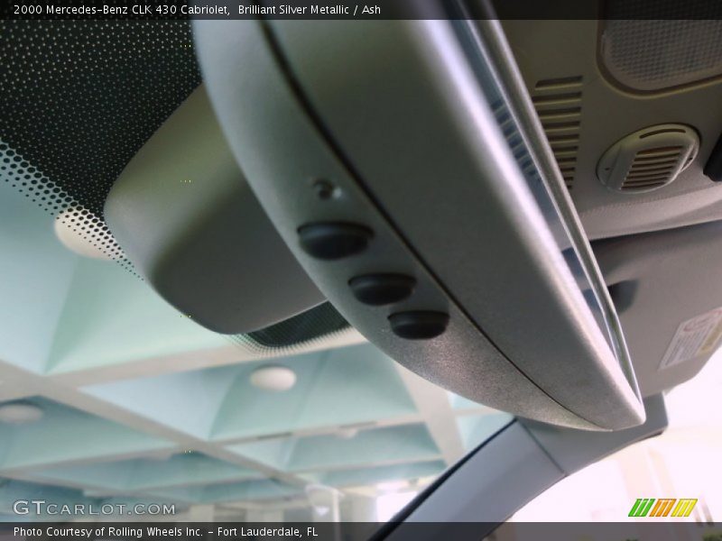 Brilliant Silver Metallic / Ash 2000 Mercedes-Benz CLK 430 Cabriolet