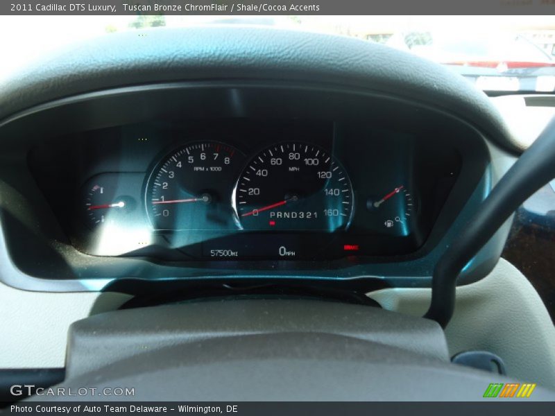 Tuscan Bronze ChromFlair / Shale/Cocoa Accents 2011 Cadillac DTS Luxury