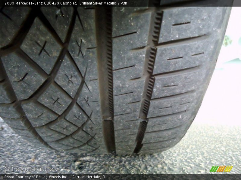 Brilliant Silver Metallic / Ash 2000 Mercedes-Benz CLK 430 Cabriolet