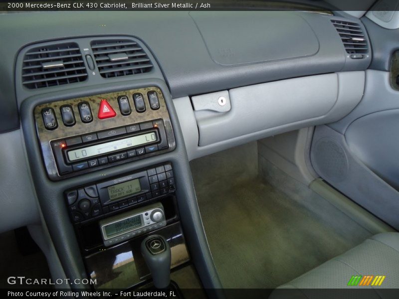 Brilliant Silver Metallic / Ash 2000 Mercedes-Benz CLK 430 Cabriolet