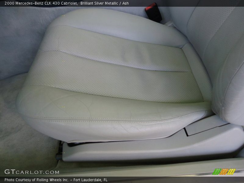 Brilliant Silver Metallic / Ash 2000 Mercedes-Benz CLK 430 Cabriolet