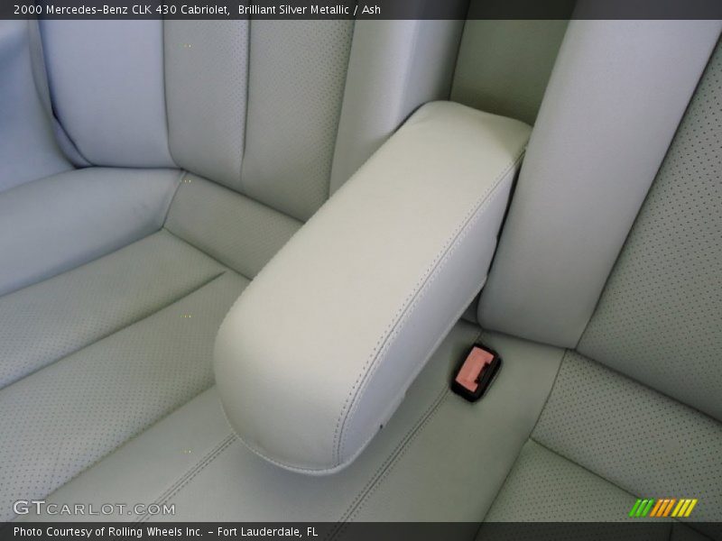 Brilliant Silver Metallic / Ash 2000 Mercedes-Benz CLK 430 Cabriolet