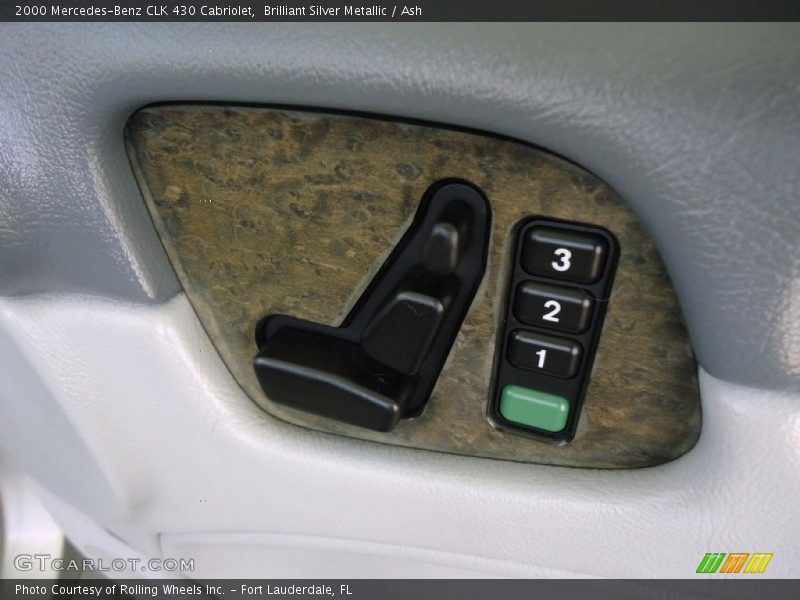 Brilliant Silver Metallic / Ash 2000 Mercedes-Benz CLK 430 Cabriolet