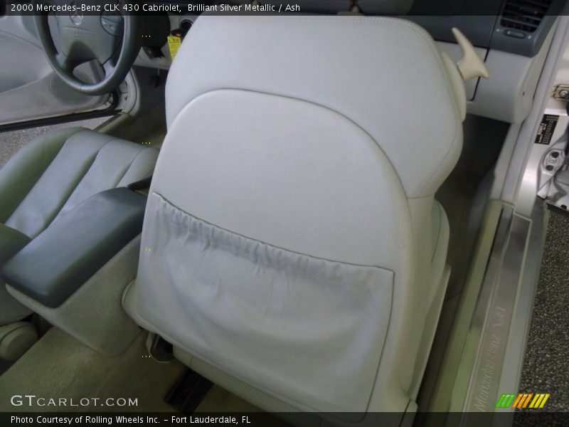 Brilliant Silver Metallic / Ash 2000 Mercedes-Benz CLK 430 Cabriolet