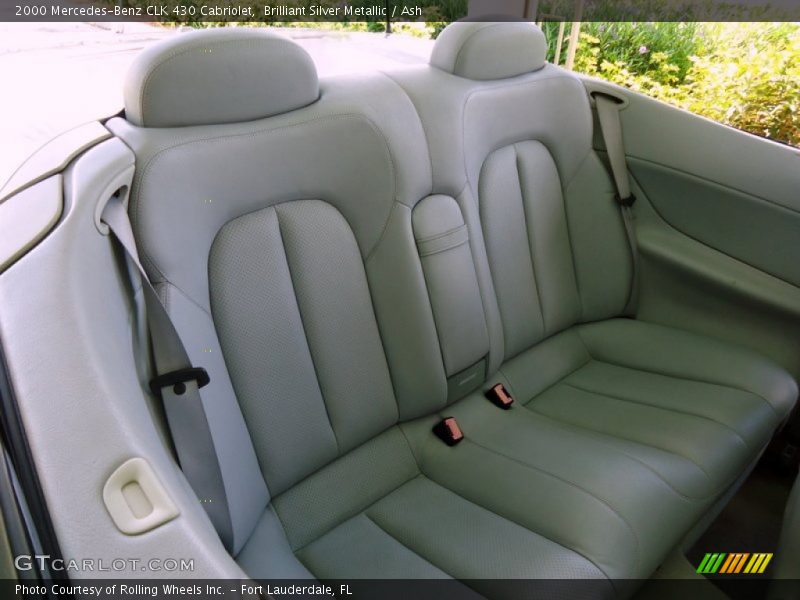Brilliant Silver Metallic / Ash 2000 Mercedes-Benz CLK 430 Cabriolet