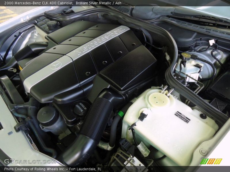 Brilliant Silver Metallic / Ash 2000 Mercedes-Benz CLK 430 Cabriolet