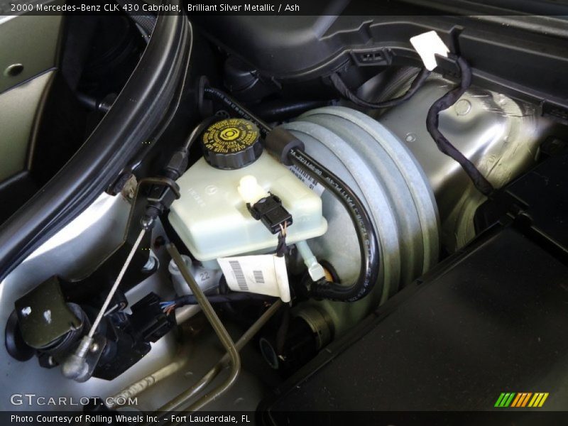 Brilliant Silver Metallic / Ash 2000 Mercedes-Benz CLK 430 Cabriolet