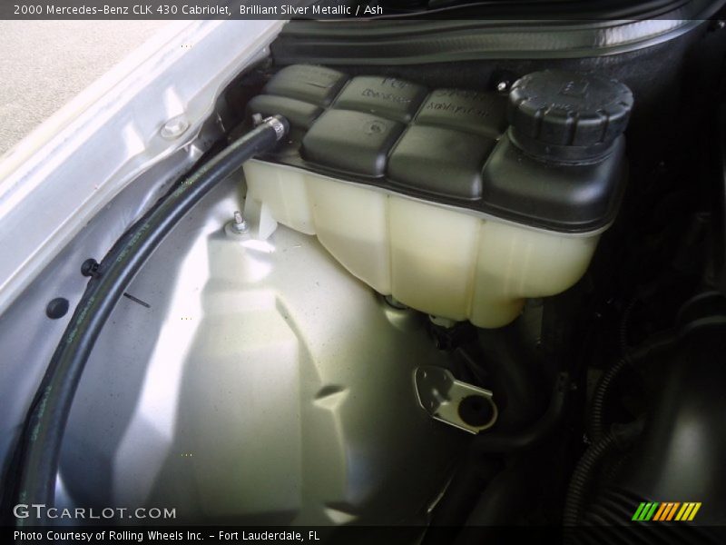 Brilliant Silver Metallic / Ash 2000 Mercedes-Benz CLK 430 Cabriolet