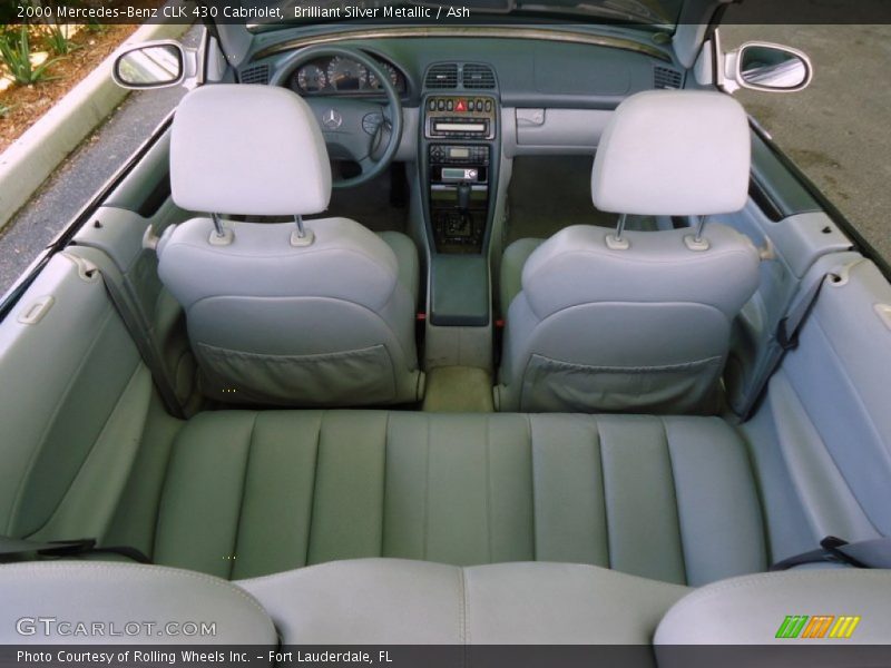Brilliant Silver Metallic / Ash 2000 Mercedes-Benz CLK 430 Cabriolet