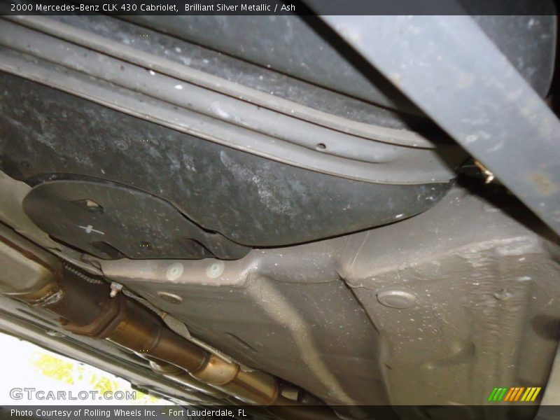 Brilliant Silver Metallic / Ash 2000 Mercedes-Benz CLK 430 Cabriolet