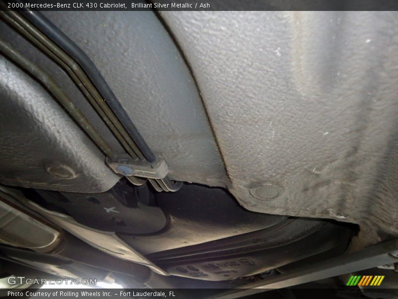 Brilliant Silver Metallic / Ash 2000 Mercedes-Benz CLK 430 Cabriolet