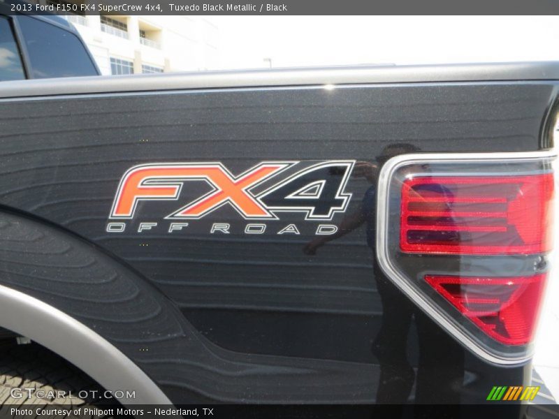 Tuxedo Black Metallic / Black 2013 Ford F150 FX4 SuperCrew 4x4