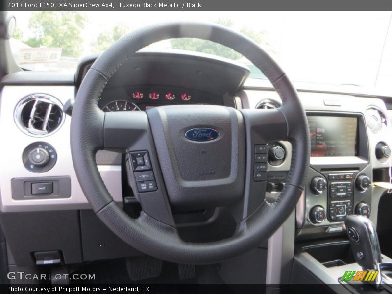 Tuxedo Black Metallic / Black 2013 Ford F150 FX4 SuperCrew 4x4