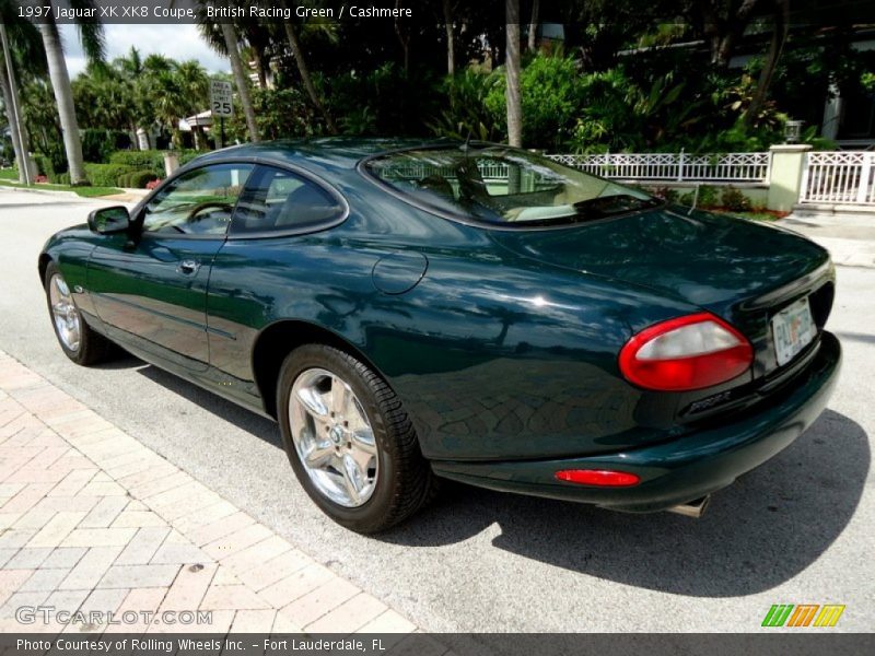 British Racing Green / Cashmere 1997 Jaguar XK XK8 Coupe