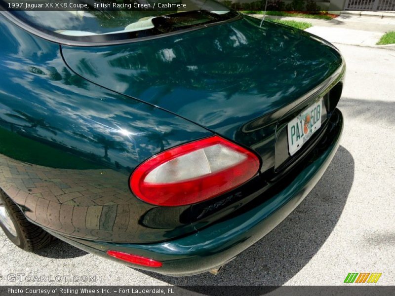 British Racing Green / Cashmere 1997 Jaguar XK XK8 Coupe
