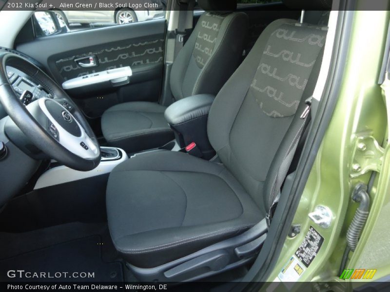 Alien Green / Black Soul Logo Cloth 2012 Kia Soul +