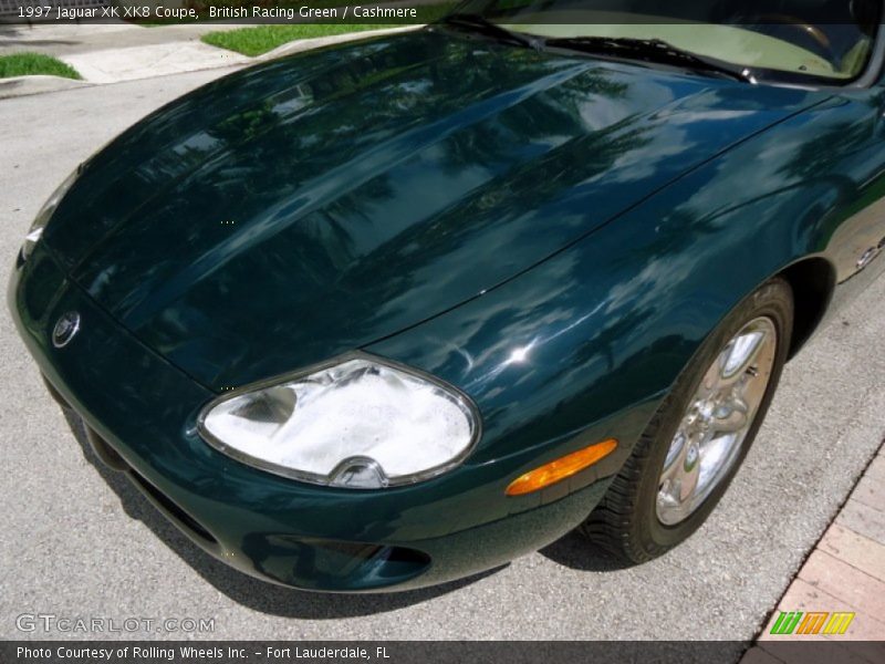 British Racing Green / Cashmere 1997 Jaguar XK XK8 Coupe