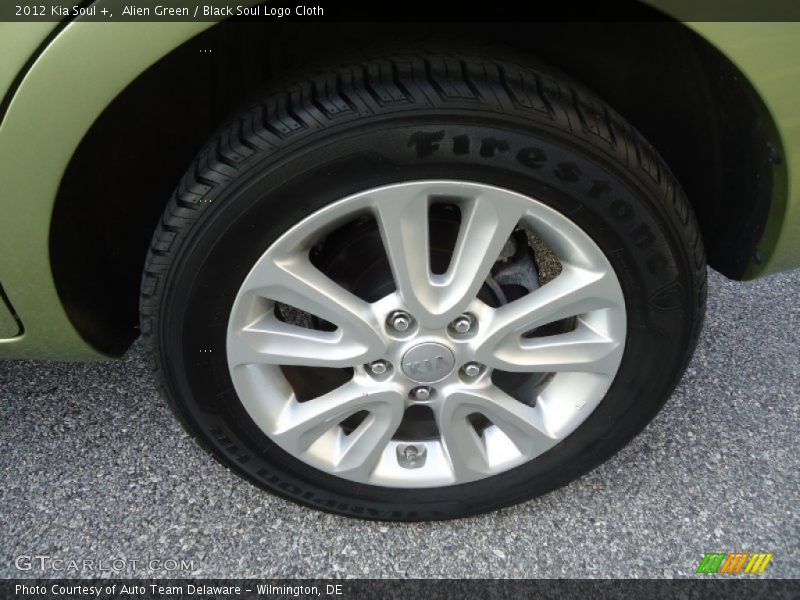 Alien Green / Black Soul Logo Cloth 2012 Kia Soul +