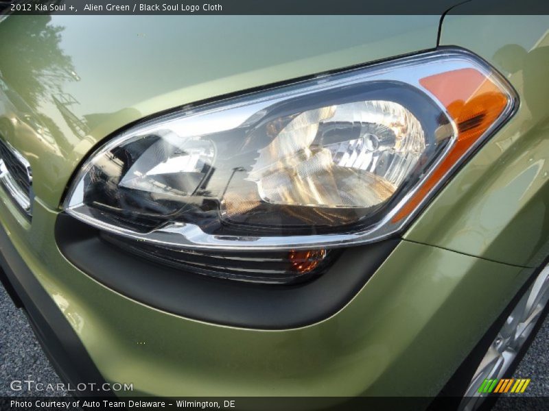 Alien Green / Black Soul Logo Cloth 2012 Kia Soul +