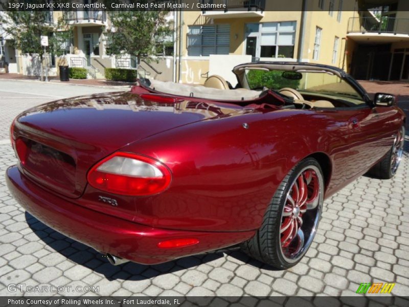 Carnival Red Pearl Metallic / Cashmere 1997 Jaguar XK XK8 Convertible