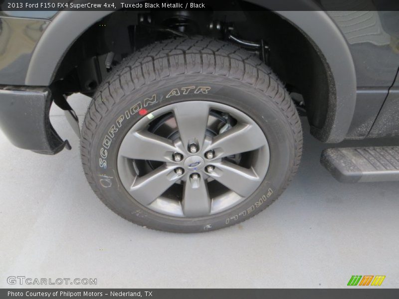 Tuxedo Black Metallic / Black 2013 Ford F150 FX4 SuperCrew 4x4