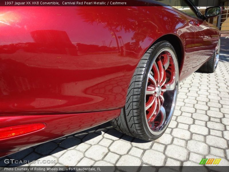 Carnival Red Pearl Metallic / Cashmere 1997 Jaguar XK XK8 Convertible