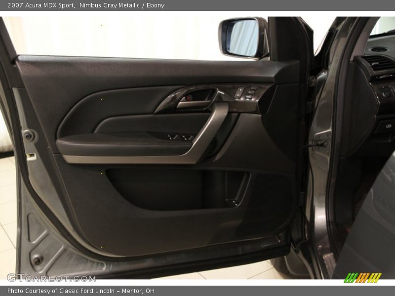 Nimbus Gray Metallic / Ebony 2007 Acura MDX Sport