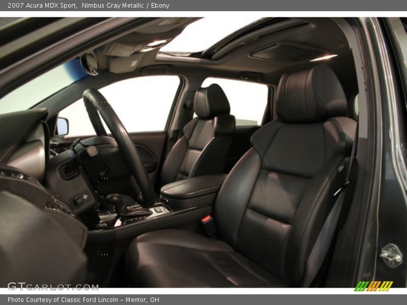 Nimbus Gray Metallic / Ebony 2007 Acura MDX Sport