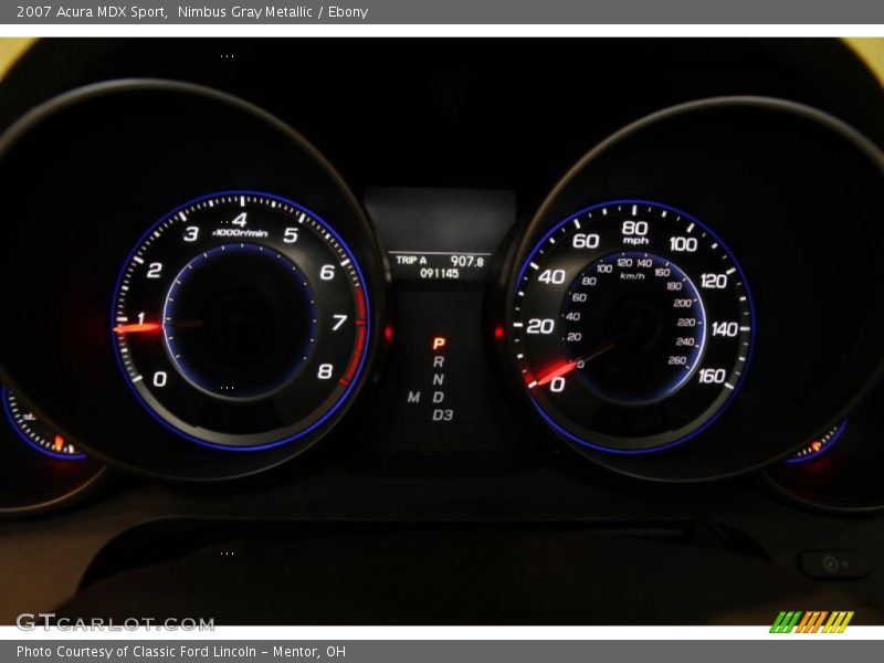 Nimbus Gray Metallic / Ebony 2007 Acura MDX Sport