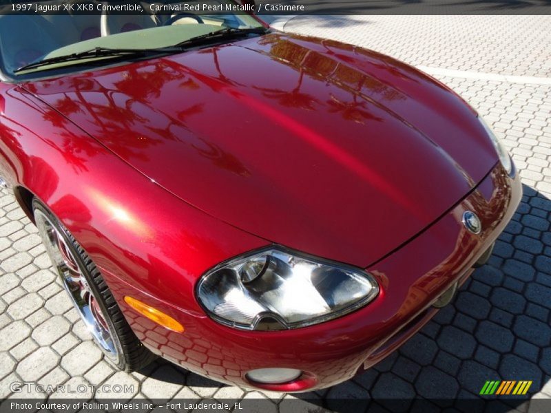 Carnival Red Pearl Metallic / Cashmere 1997 Jaguar XK XK8 Convertible