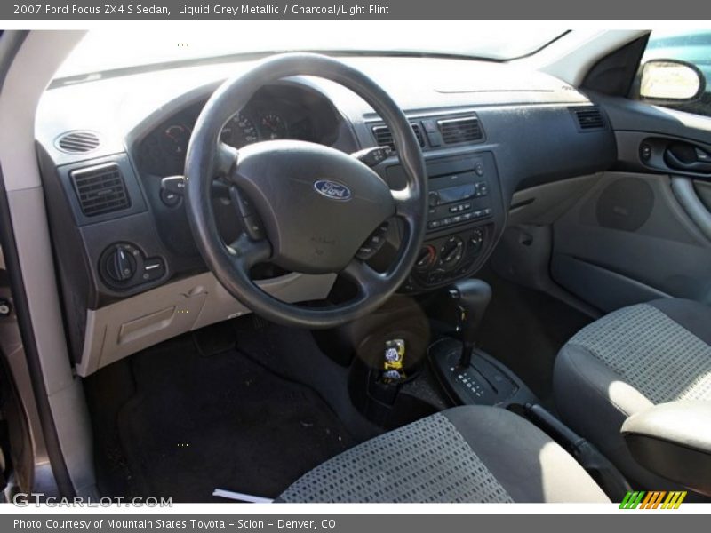 Liquid Grey Metallic / Charcoal/Light Flint 2007 Ford Focus ZX4 S Sedan
