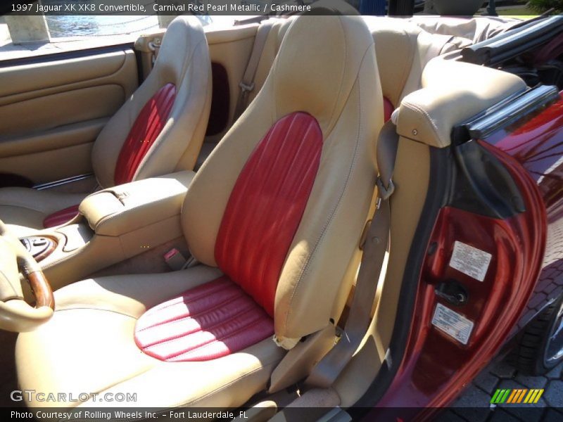 Carnival Red Pearl Metallic / Cashmere 1997 Jaguar XK XK8 Convertible