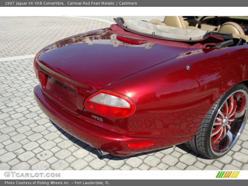 Carnival Red Pearl Metallic / Cashmere 1997 Jaguar XK XK8 Convertible