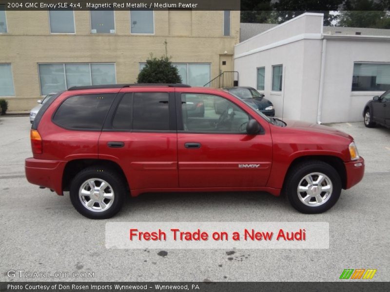 Magnetic Red Metallic / Medium Pewter 2004 GMC Envoy SLE 4x4