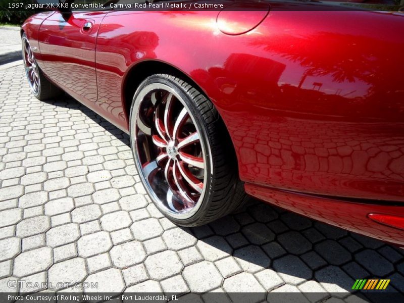 Carnival Red Pearl Metallic / Cashmere 1997 Jaguar XK XK8 Convertible